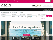 Tablet Screenshot of citalia.com